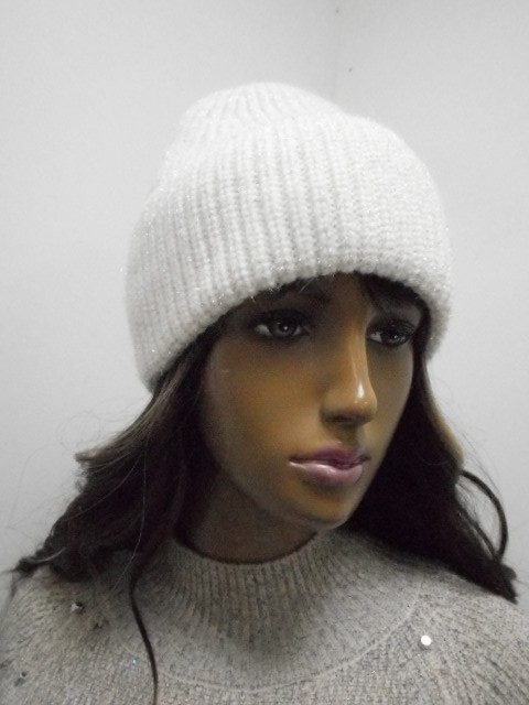  Амели шапка с люрексом