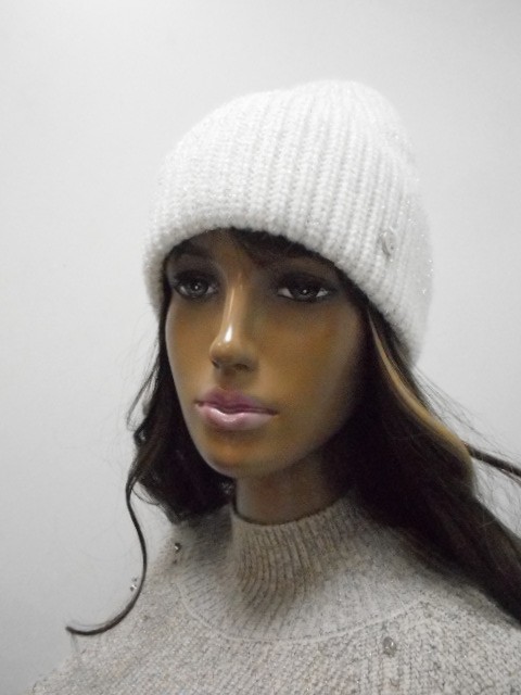  Амели шапка с люрексом