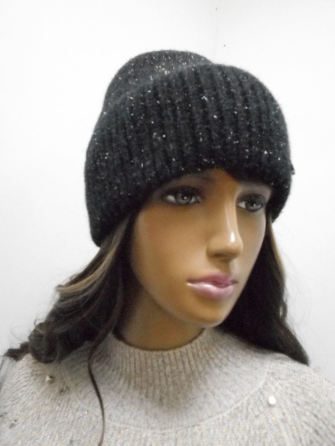  Амели шапка с люрексом