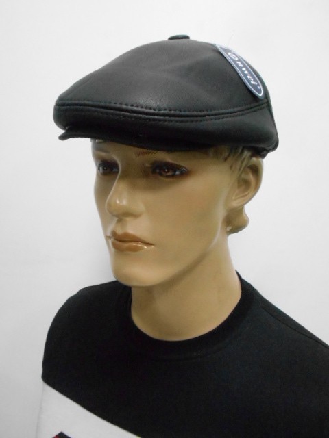  Кепка муж. кожа 