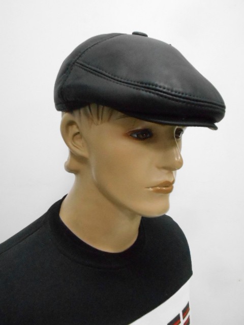  Кепка муж. кожа 