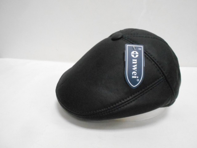  Кепка муж. кожа 