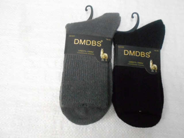  Носки муж. шерсть ламы