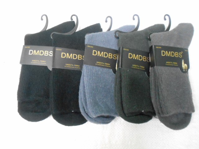  Носки муж. шерсть ламы