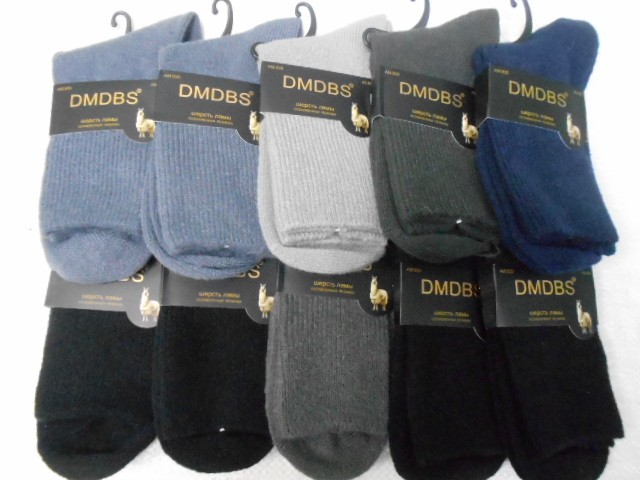  Носки муж. шерсть ламы