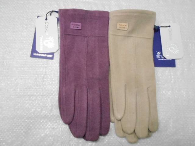   перчатки жен. шерсть+бамбук