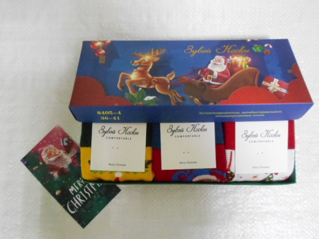 носки жен.Новогодние (3пары)