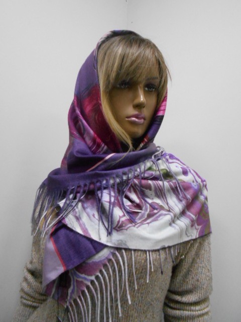  Круги+абстракция платок