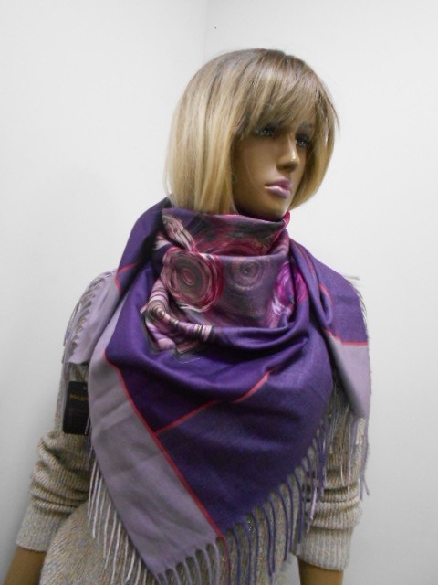  Круги+абстракция платок