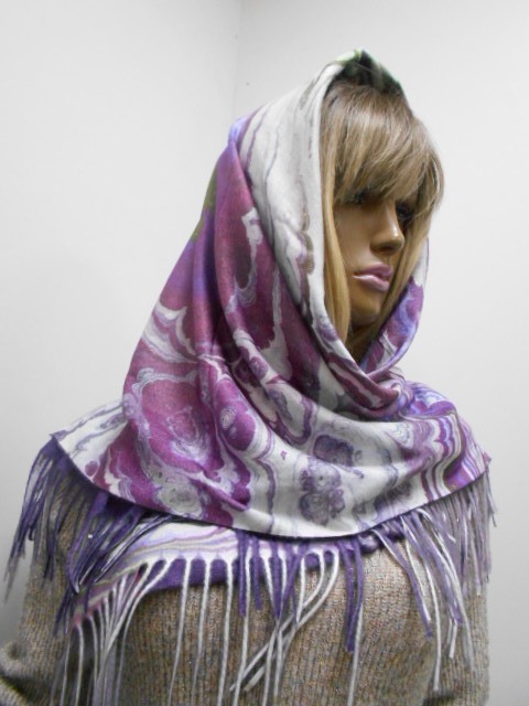  Круги+абстракция платок