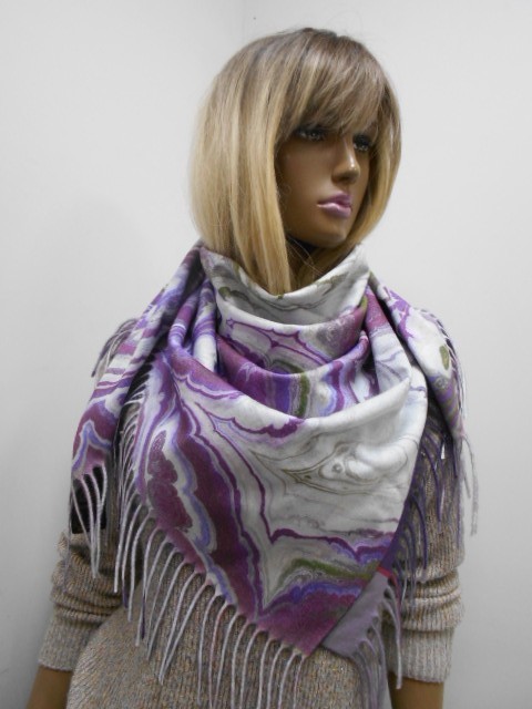  Круги+абстракция платок