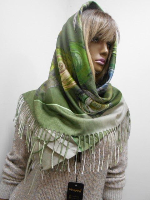  Круги+абстракция платок