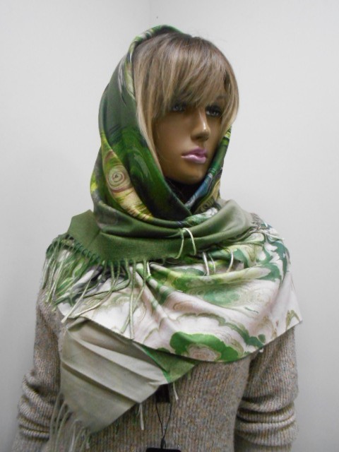  Круги+абстракция платок