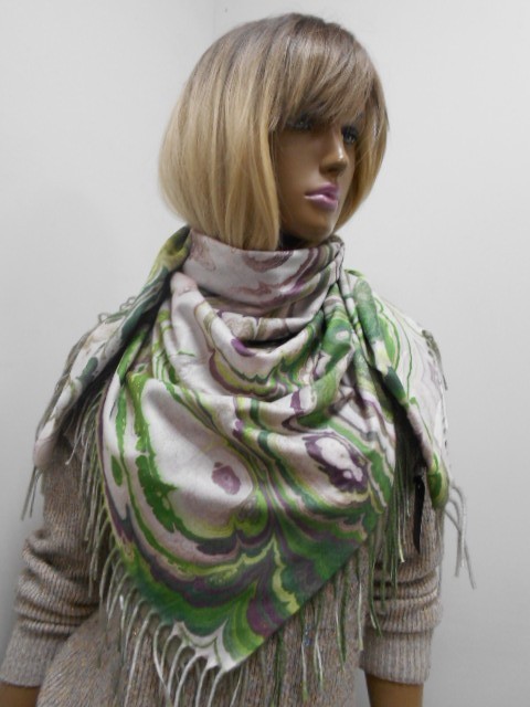  Круги+абстракция платок