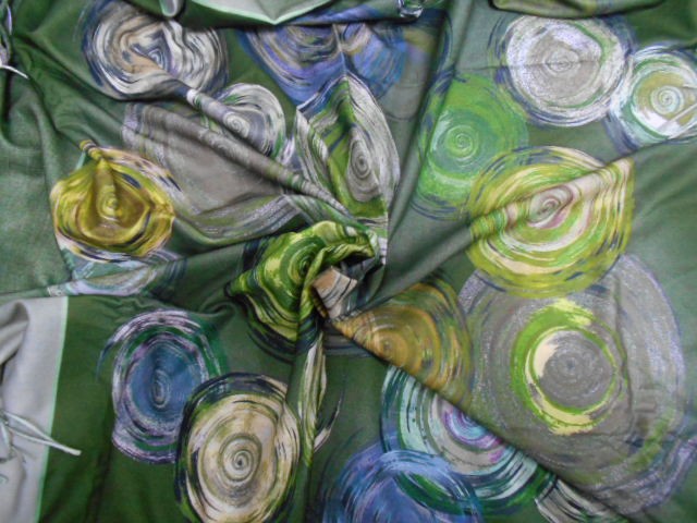  Круги+абстракция платок