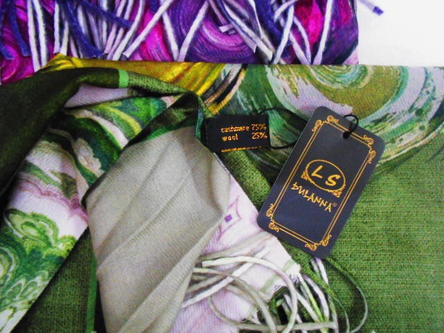  Круги+абстракция платок