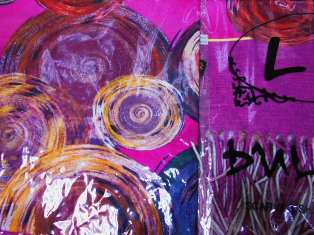  Круги+абстракция платок