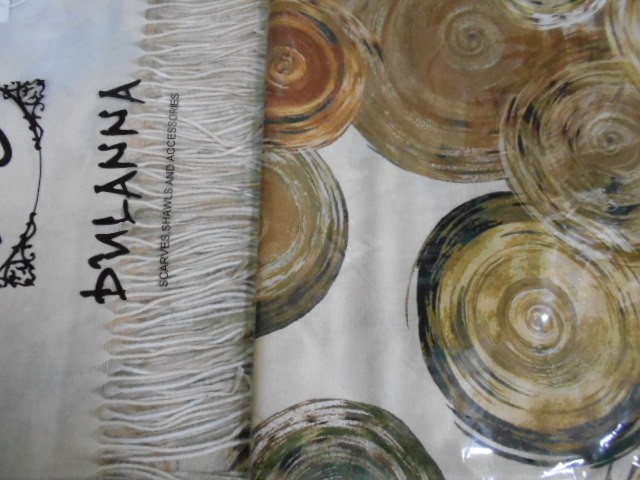  Круги+абстракция платок