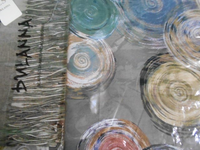  Круги+абстракция платок