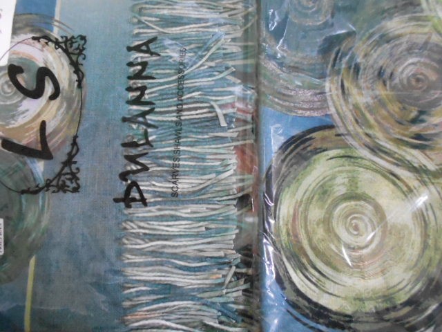  Круги+абстракция платок