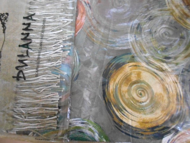  Круги+абстракция платок