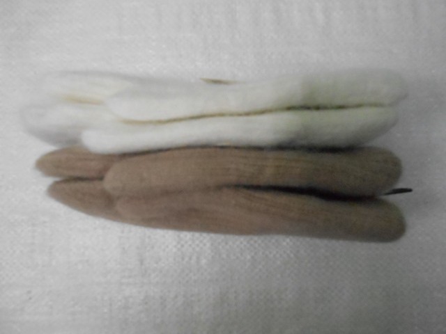  варежки жен. шерсть Мериноса