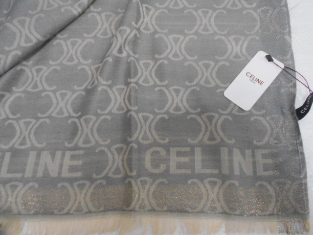  CELINE платок с люрексом