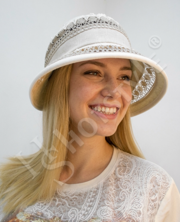  Шляпа лён