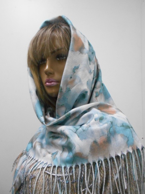  Огурцы+абстракция платок