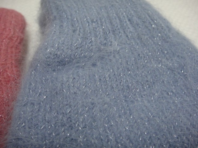 варежки V26 ангора+люрекс