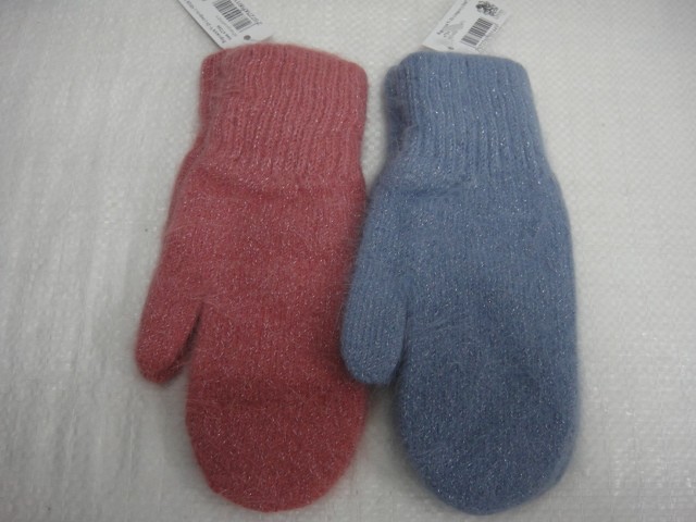 варежки V26 ангора+люрекс