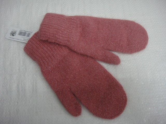 варежки V26 ангора+люрекс