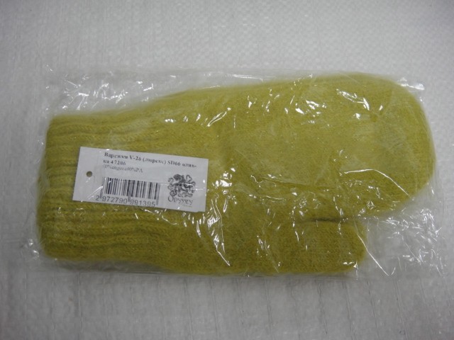 варежки V26 ангора+люрекс