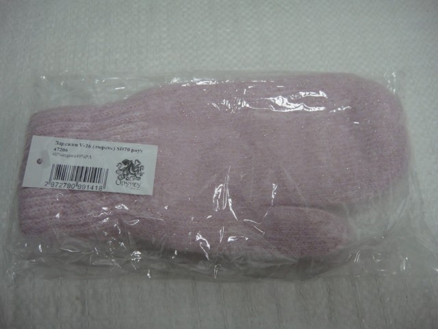 варежки V26 ангора+люрекс