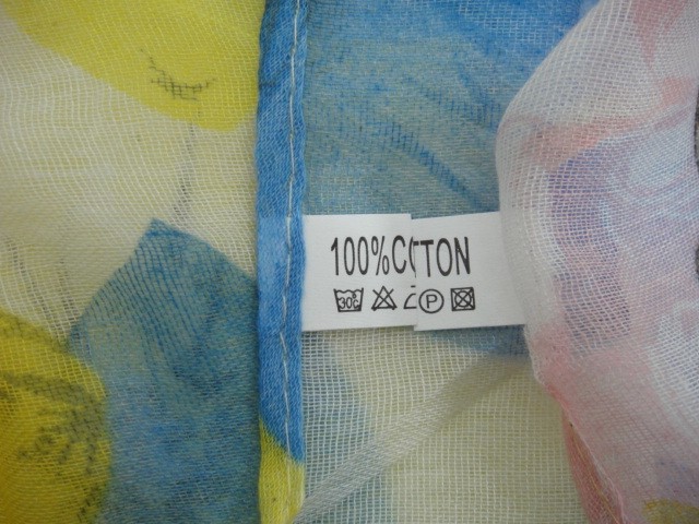  3D цветы шарфик