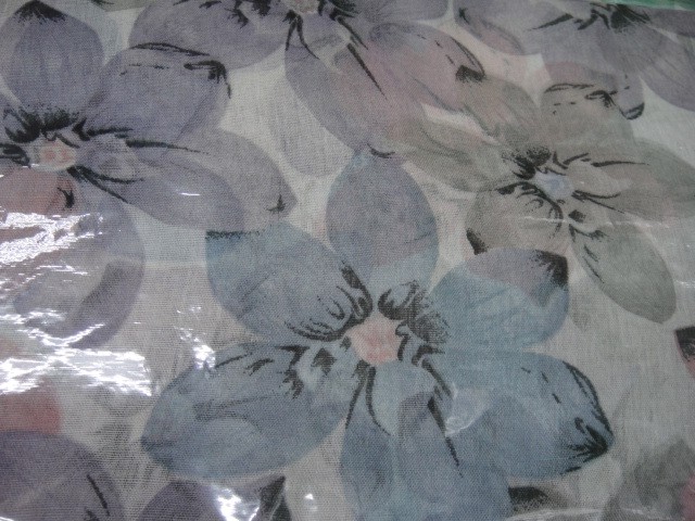  3D цветы шарфик