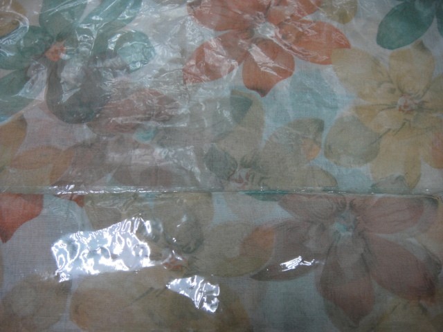  3D цветы шарфик