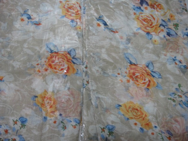  3D цветы шарфик