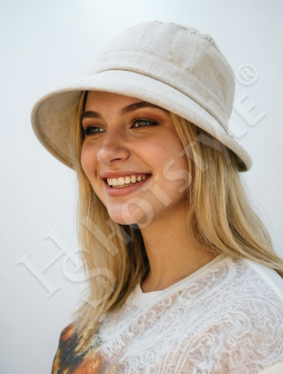 Шляпа лён