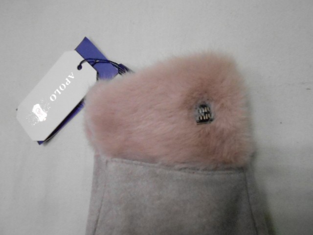   перчатки жен. кашемир+мех