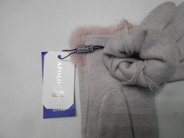   перчатки жен. кашемир+мех