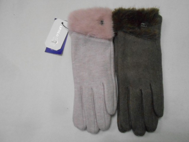   перчатки жен. кашемир+мех