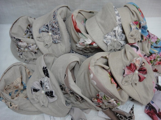 Кепка-бандана лён