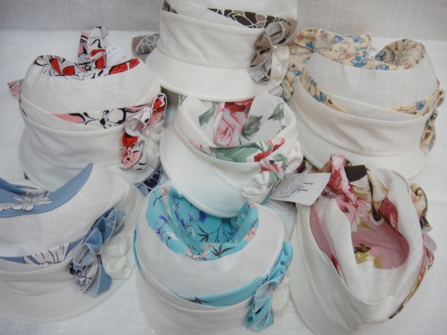 Кепка-бандана лён