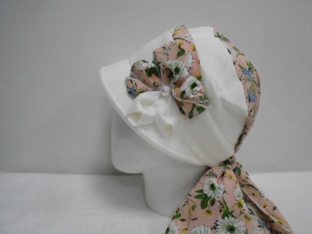 Кепка-бандана лён