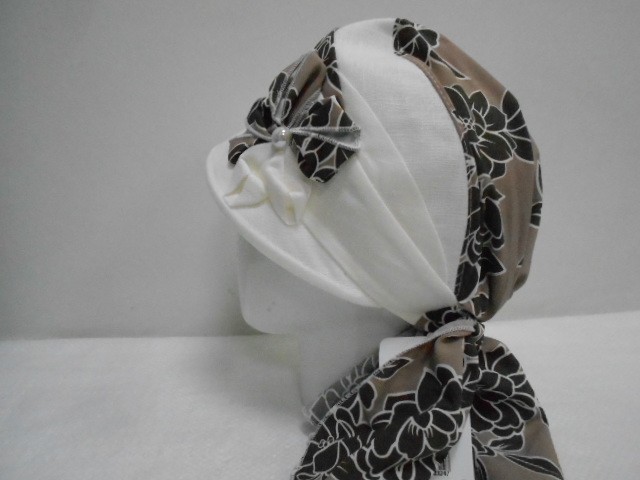 Кепка-бандана лён