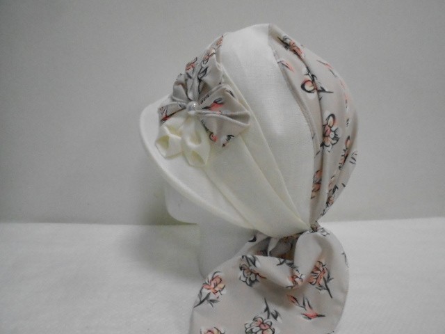 Кепка-бандана лён