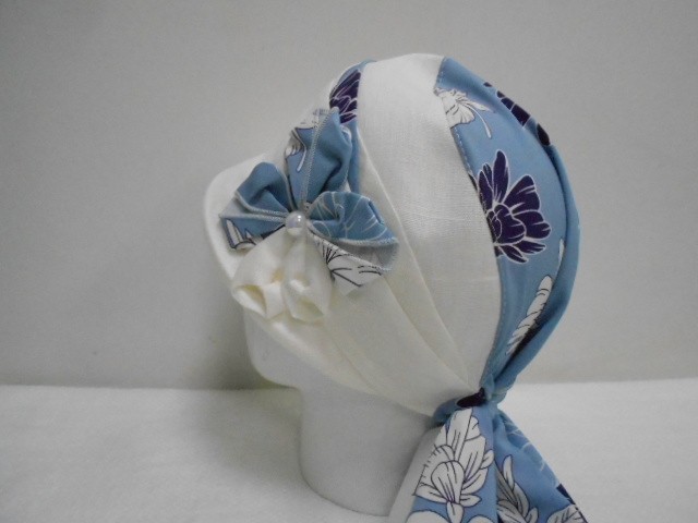 Кепка-бандана лён