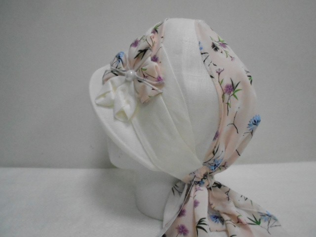 Кепка-бандана лён