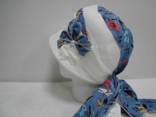 Кепка-бандана лён